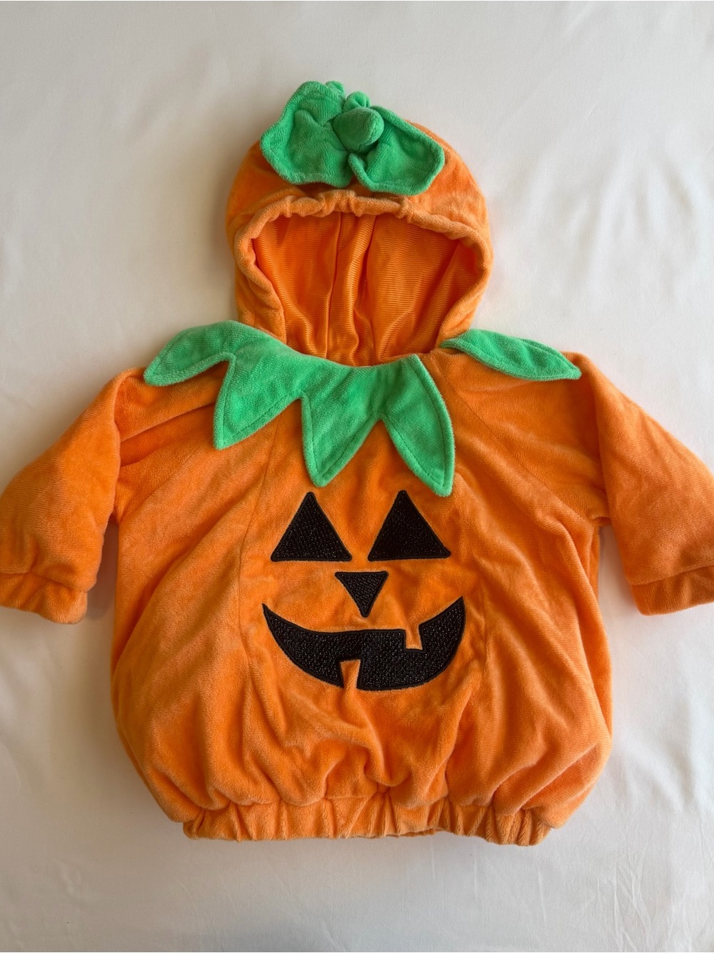 Target Hyde & EEK! Cozy Pumpkin Hooded Halloween Baby Costume 0-6m